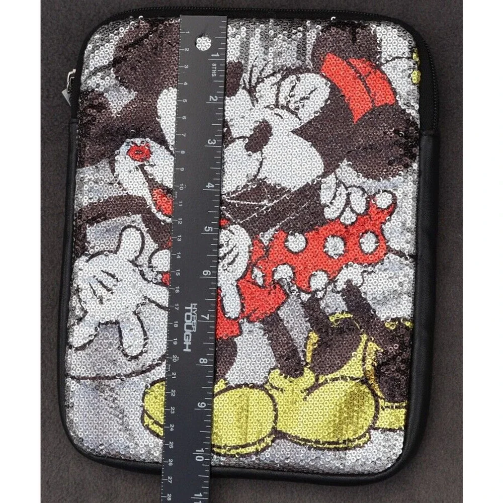 MINNIE & MICKEY Mouse- Disney‎ Parks padded Tablet case Bag 10 1/2